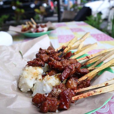 Sate Babi Bawah Pohon, Legian.